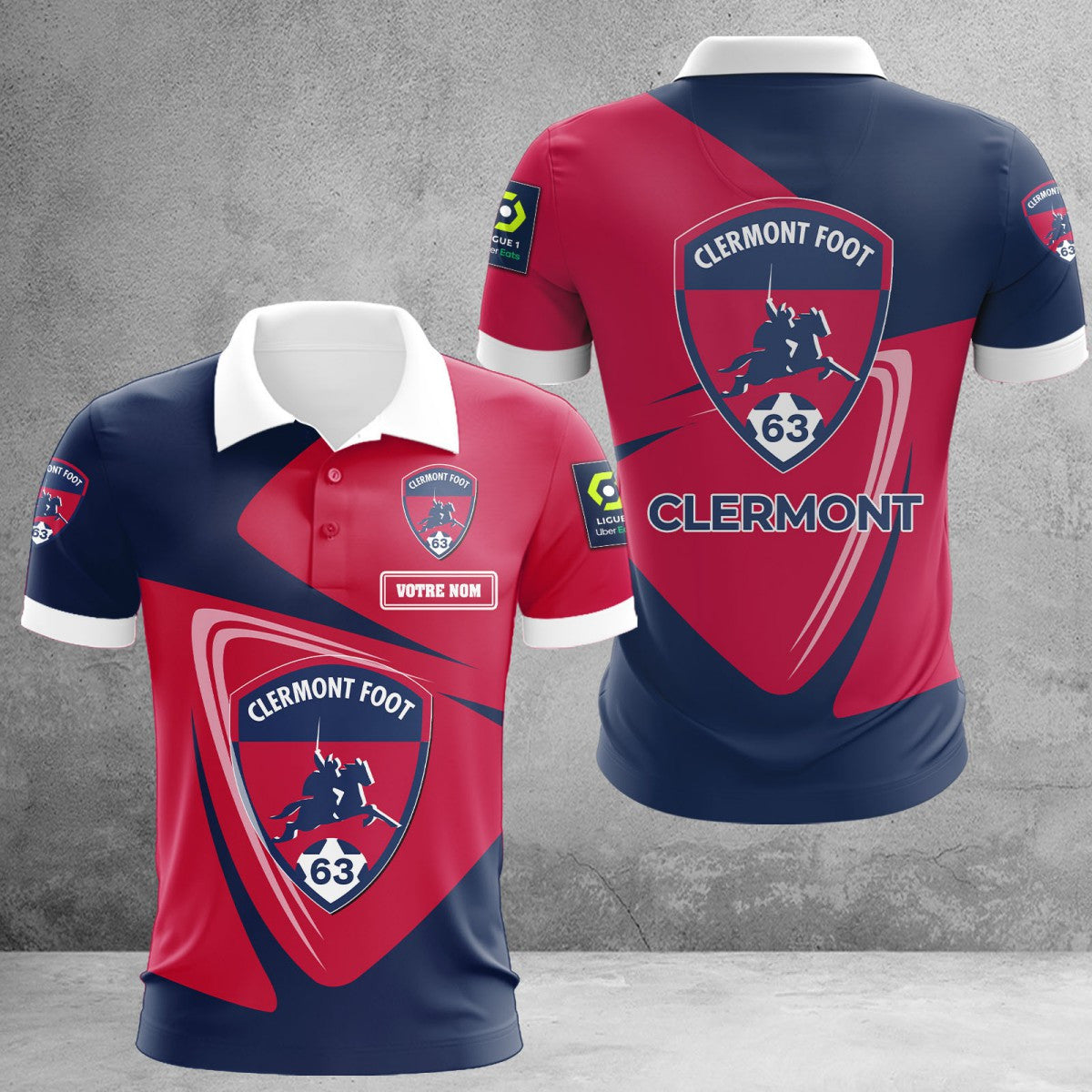 Polo Clermont Foot Auvergne 63 10 - Polo Football de Ligue 2