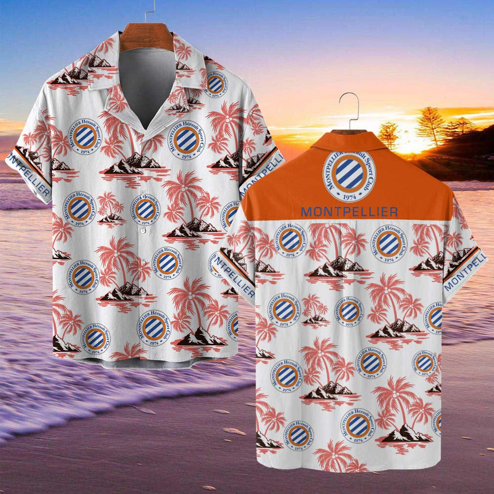 Chemise hawaïenne Montpellier HSC 07 - Chemise Aloha Ligue 1