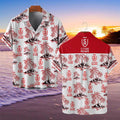 Chemise hawaïenne Stade de Reims 07 - Chemise Aloha Ligue 1