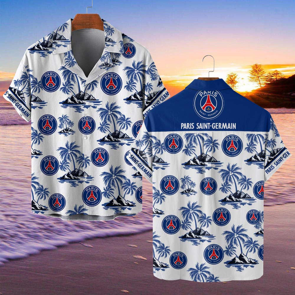 Chemise hawaïenne Paris Saint-Germain 07 - Chemise Aloha Ligue 1