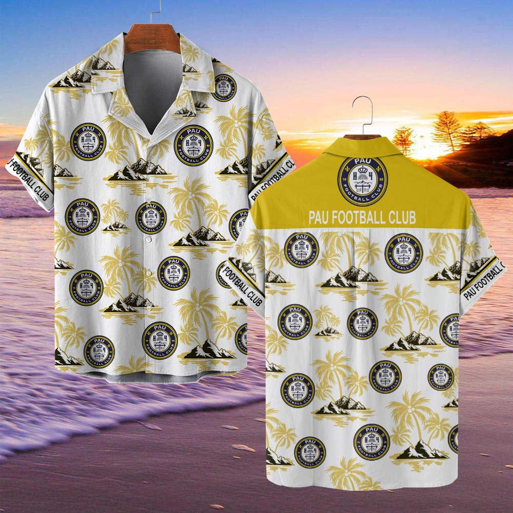 Chemise hawaïenne Pau FC 07 - Chemise Aloha Ligue 1