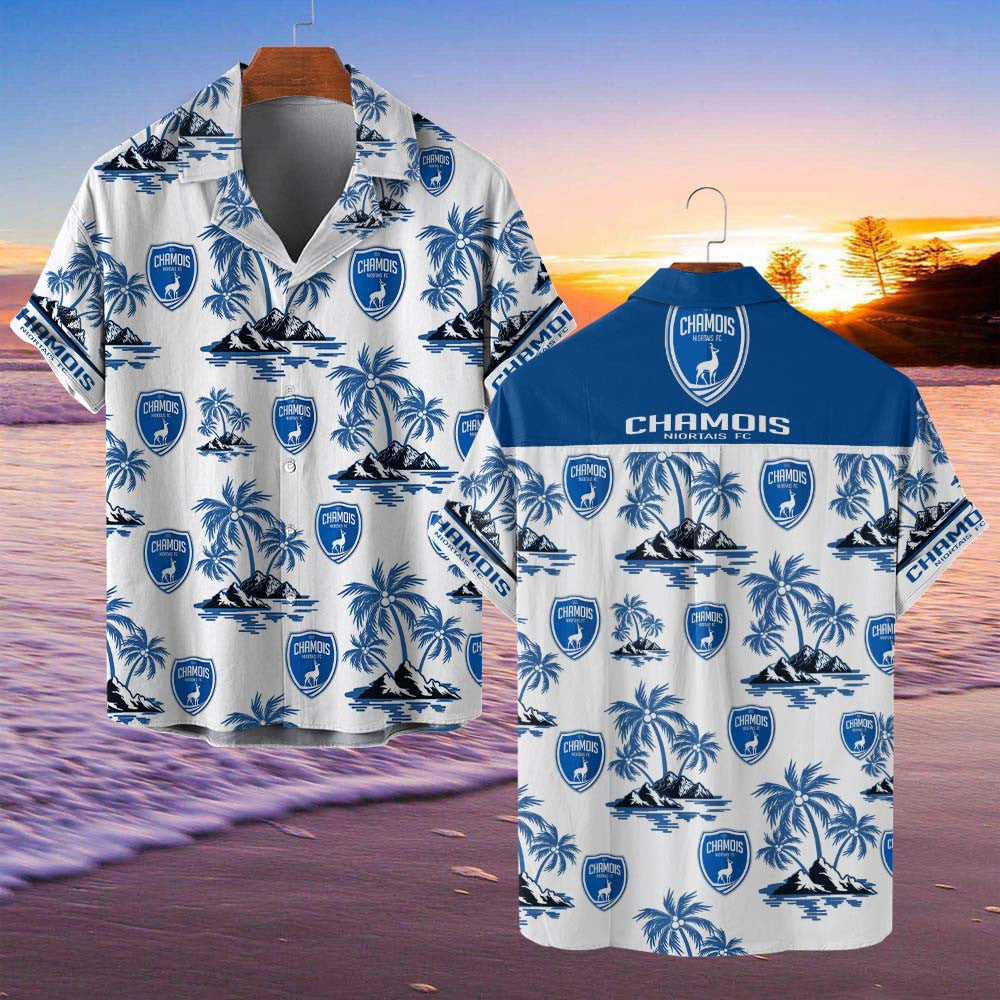 Chemise hawaïenne Chamois Niortais FC 06 - Chemise Aloha Ligue 1