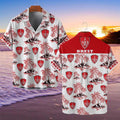 Chemise hawaïenne Stade Brestois 29 07 - Chemise Aloha Ligue 1