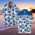 Chemise hawaïenne AJ Auxerre 07 - Chemise Aloha Ligue 1