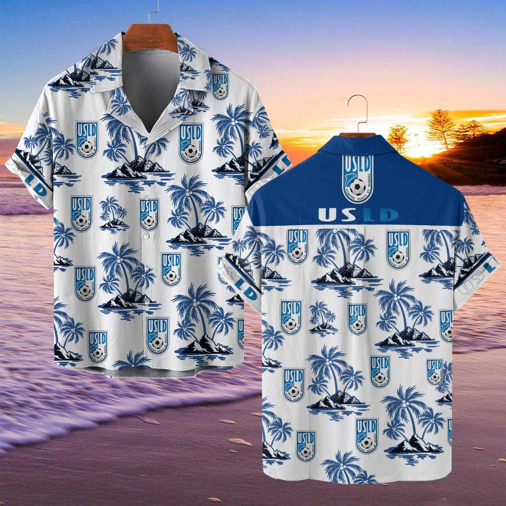 Chemise hawaïenne USL Dunkerque 07 - Chemise Aloha Ligue 1