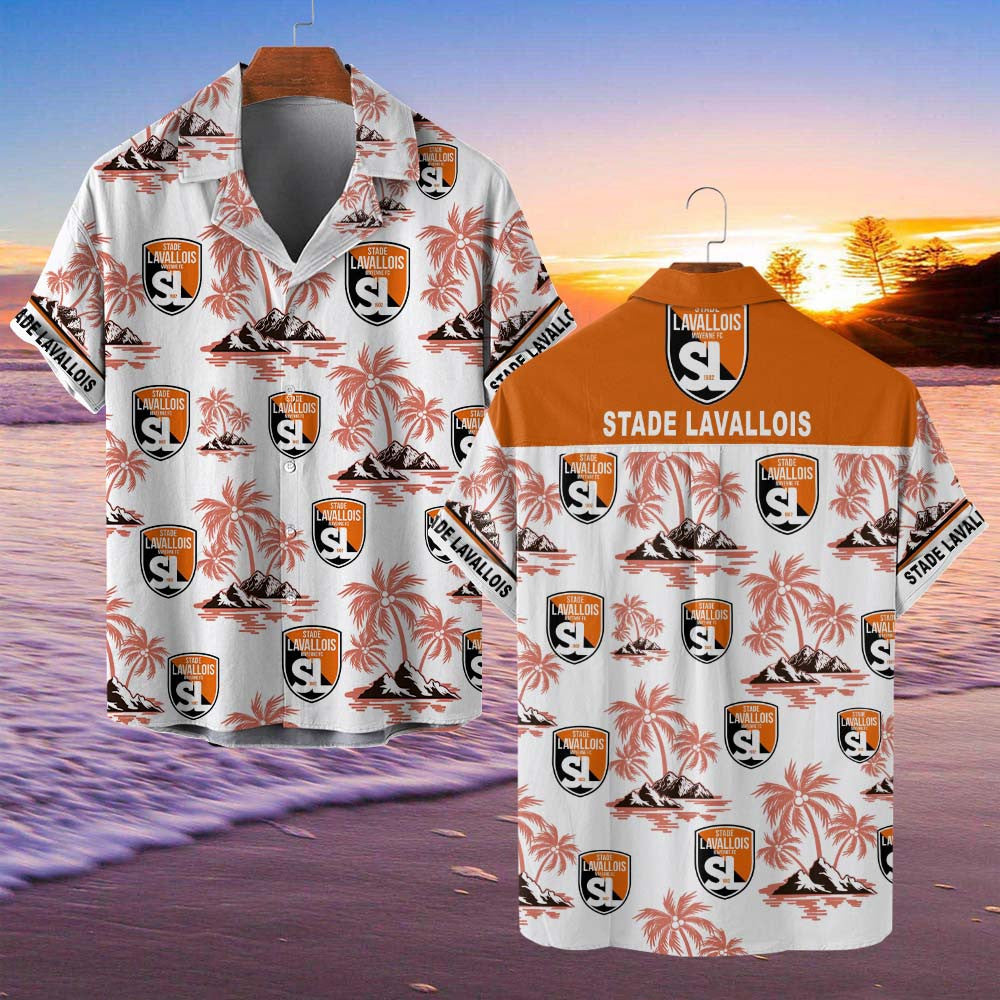 Chemise hawaïenne Stade Lavallois MFC 06 - Chemise Aloha Ligue 1