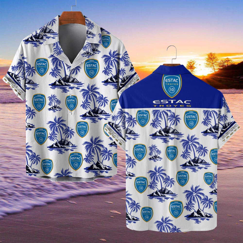 Chemise hawaïenne ESTAC Troyes 07 - Chemise Aloha Ligue 1