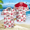 Chemise hawaïenne Dijon FCO 02 - Chemise Aloha Ligue 1