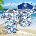 Chemise hawaïenne RC Strasbourg Alsace 02 - Chemise Aloha Ligue 1