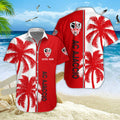 Chemise hawaïenne AC Ajaccio 06 - Chemise Aloha Ligue 1