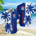 Chemise hawaïenne Olympique Lyonnais 06 - Chemise Aloha Ligue 1