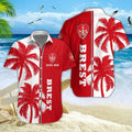 Chemise hawaïenne Stade Brestois 29 06 - Chemise Aloha Ligue 1