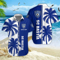 Chemise hawaïenne SC Bastia 06 - Chemise Aloha Ligue 1