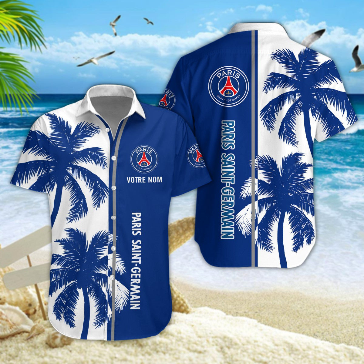 Chemise hawaïenne Paris Saint-Germain 06 - Chemise Aloha Ligue 1