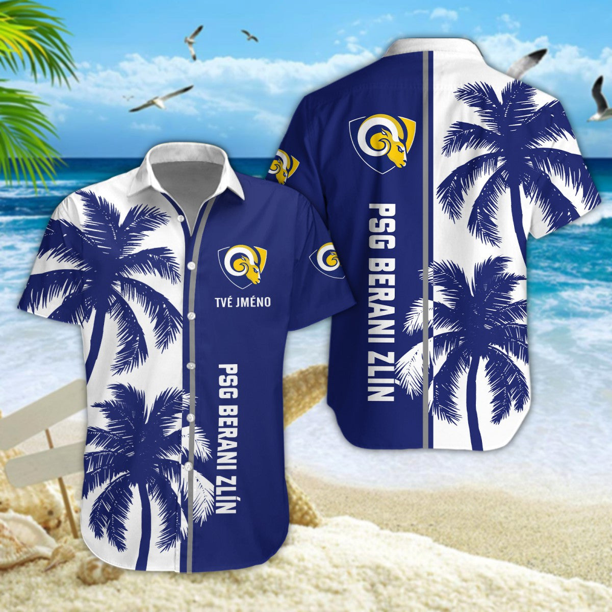Chemise hawaïenne PSG Berani Zlín 04 - Chemise Aloha Ligue 1