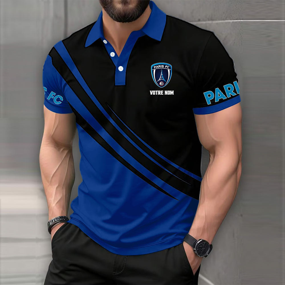Polo Paris FC - Polo Football Multicolore de Ligue 2