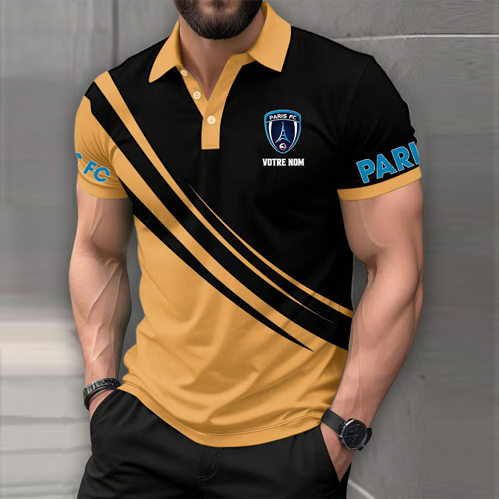 Polo Paris FC - Polo Football Multicolore de Ligue 2