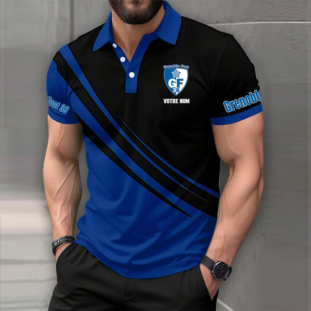 Polo Grenoble Foot 38 - Polo Football Multicolore de Ligue 2