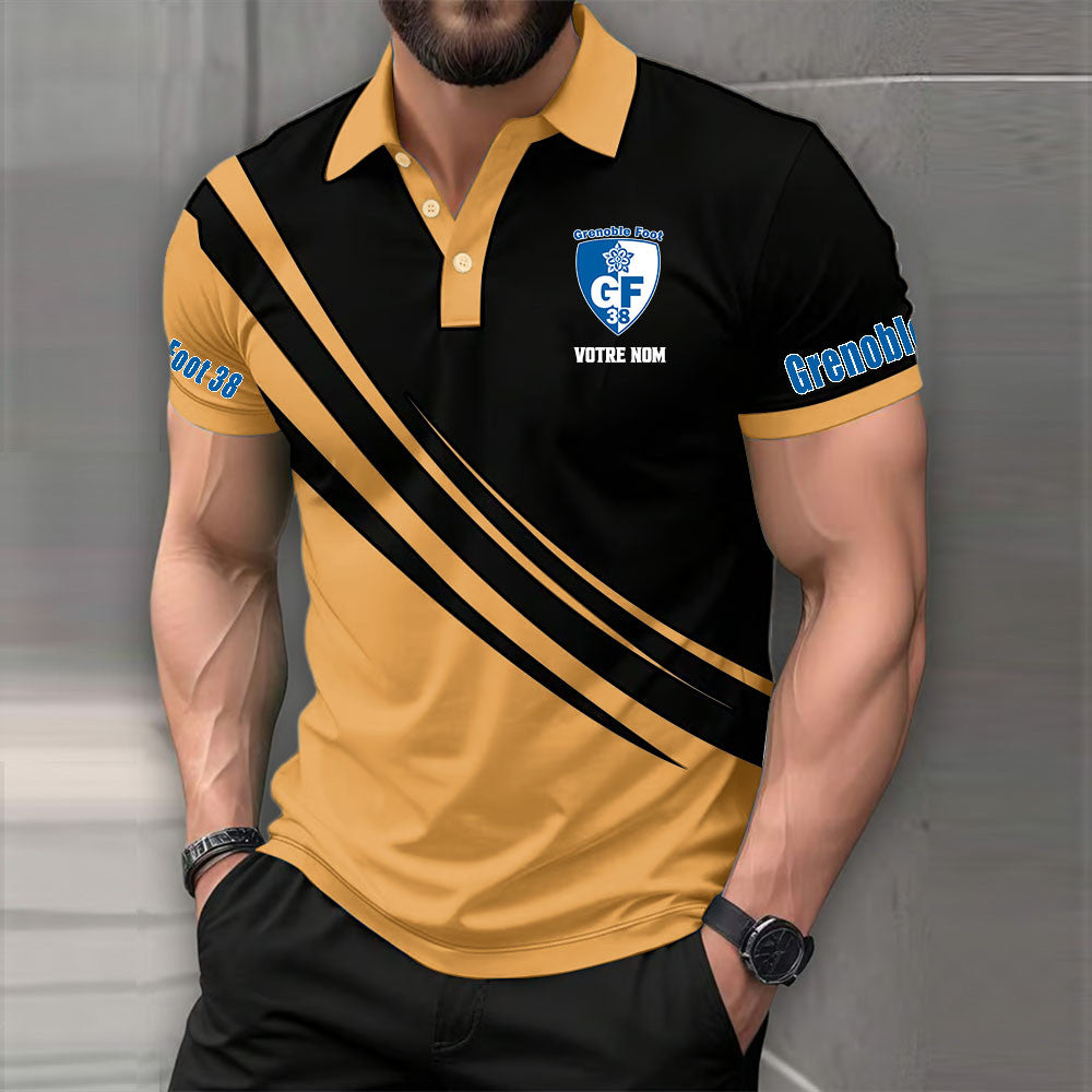 Polo Grenoble Foot 38 - Polo Football Multicolore de Ligue 2