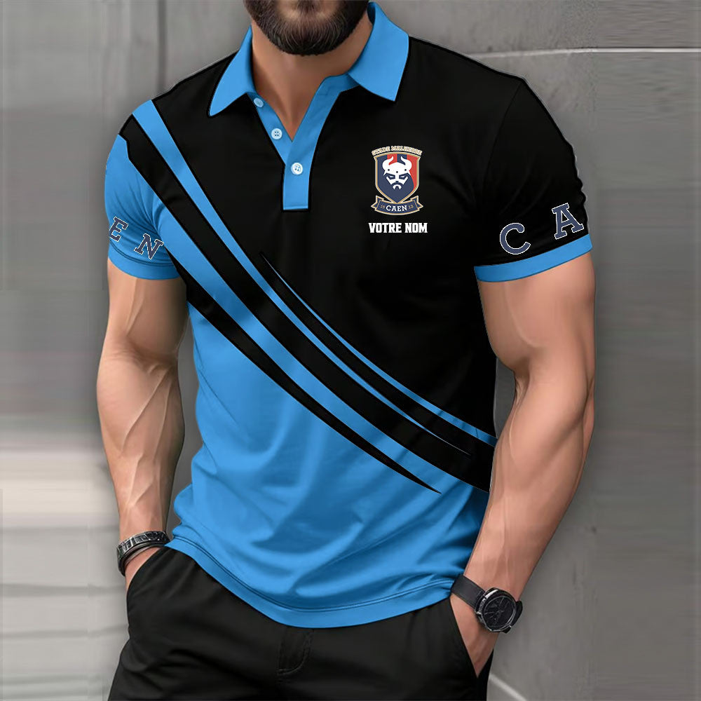 Polo Stade Malherbe Caen - Polo Football Multicolore de Ligue 2