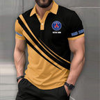Polo PSG - Polo Football Multicolore de Ligue 1