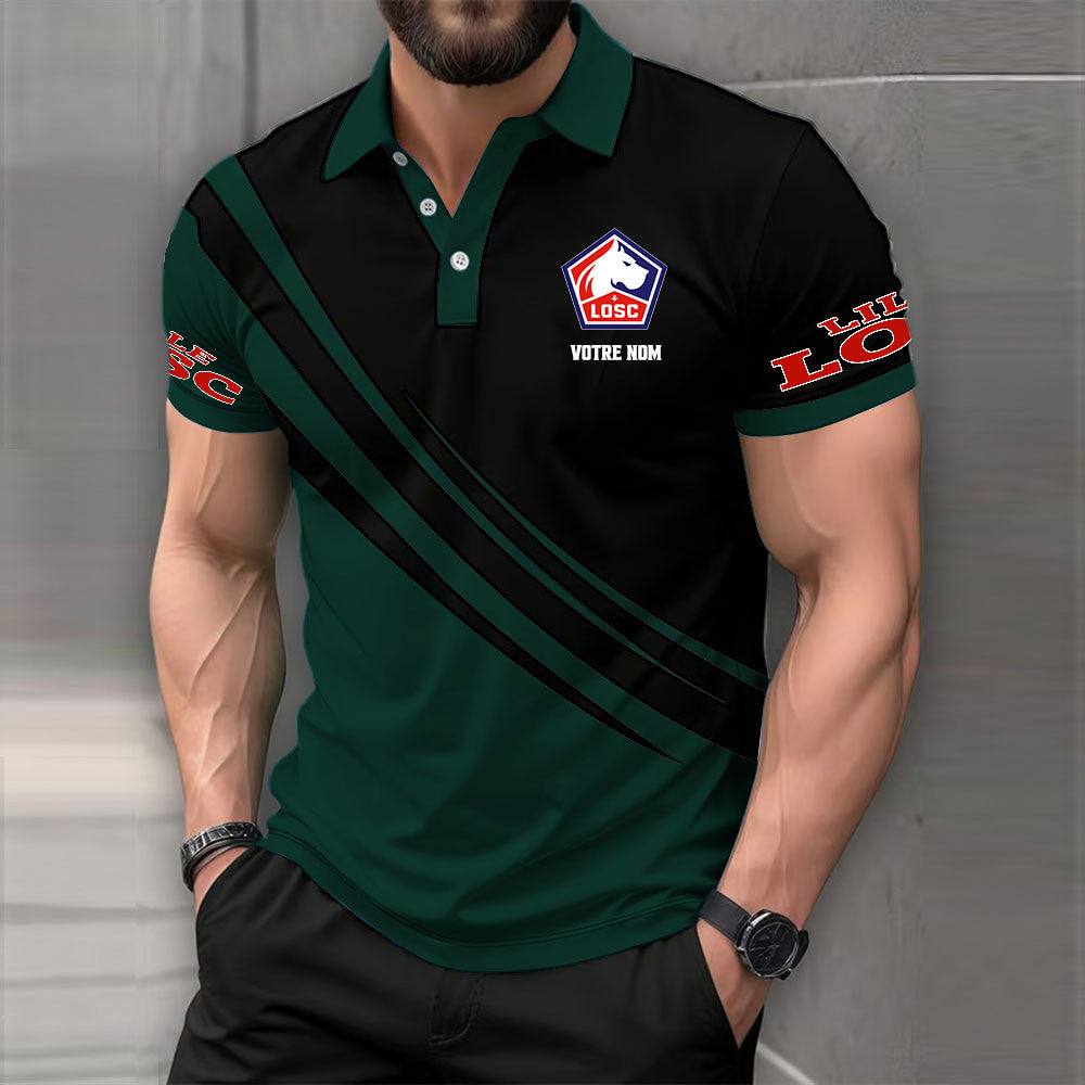 Polo LOSC Lille - Polo Football Multicolore de Ligue 1
