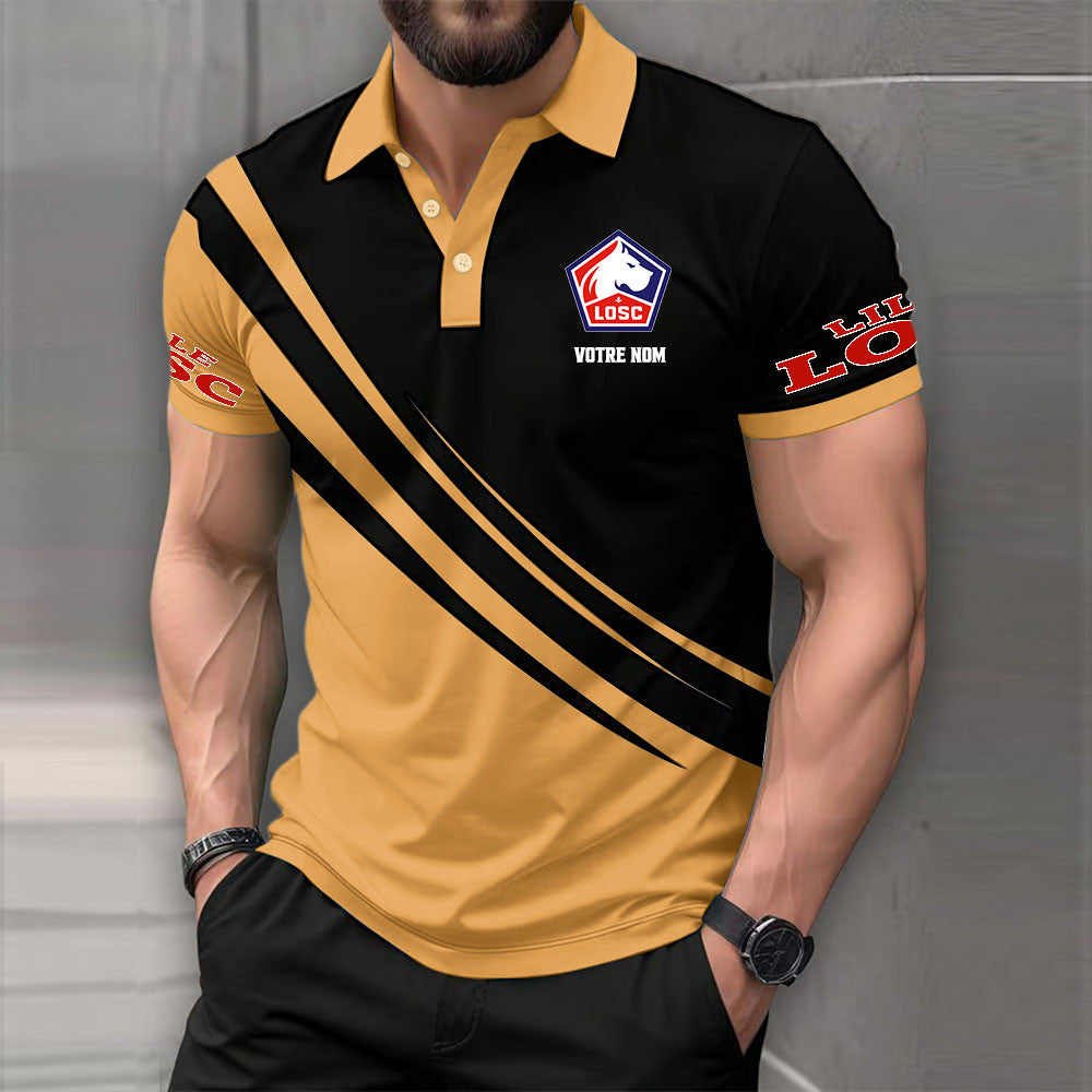 Polo LOSC Lille - Polo Football Multicolore de Ligue 1