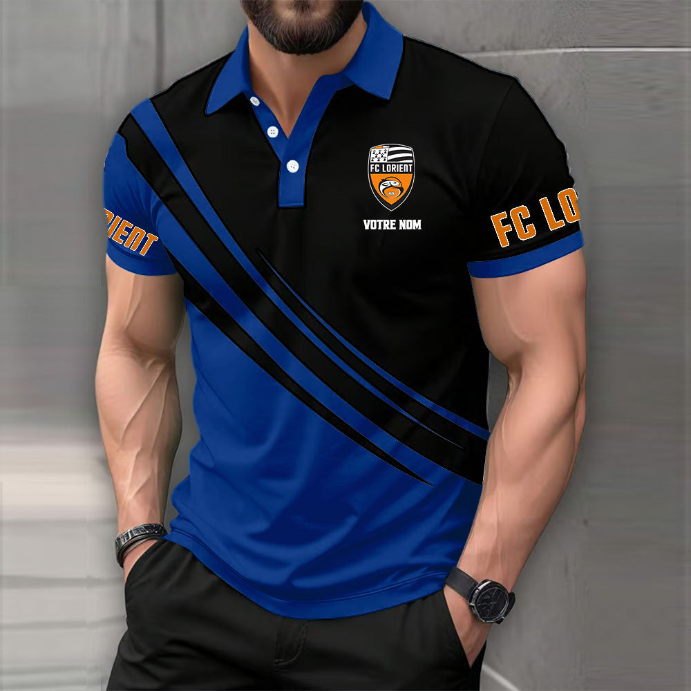 Polo FC Lorient - Polo Football Multicolore de Ligue 2