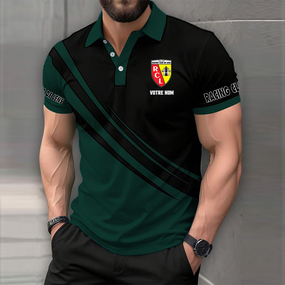 Polo Racing Club de Lens - Polo Football Multicolore de Ligue 1