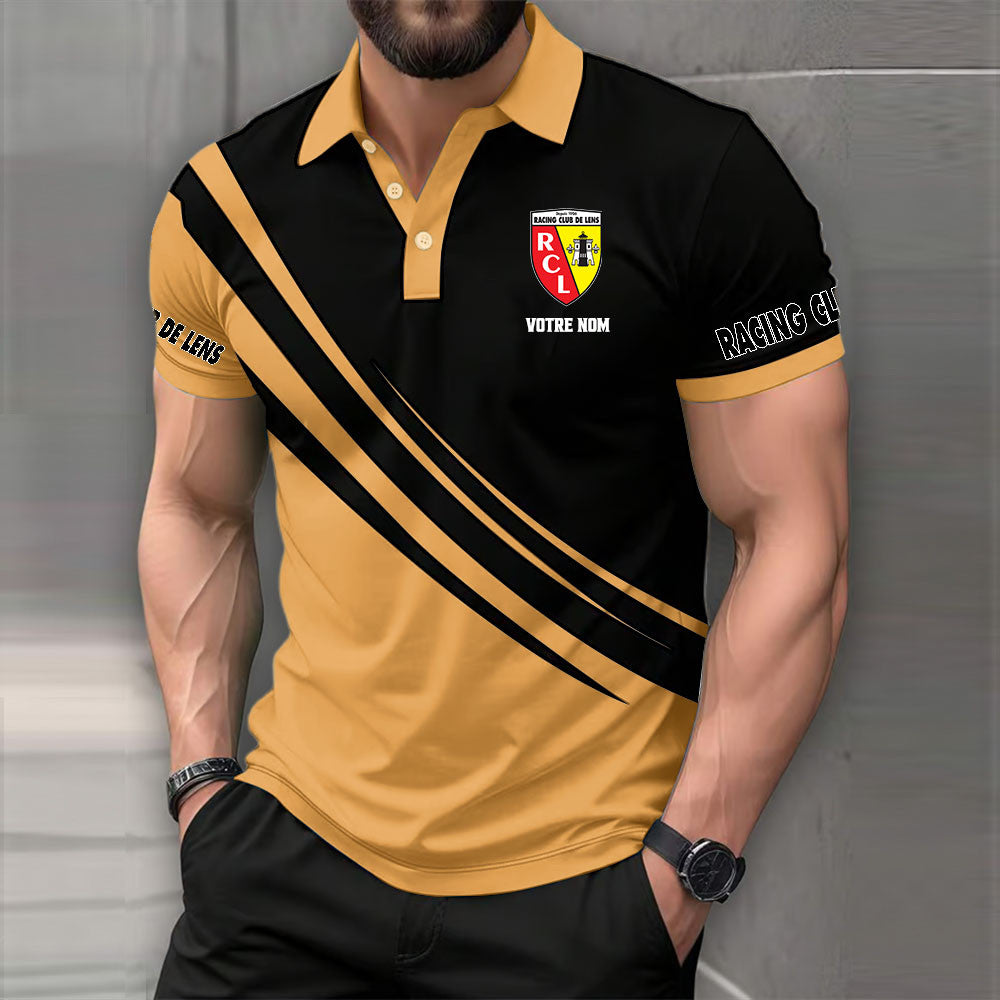 Polo Racing Club de Lens - Polo Football Multicolore de Ligue 1