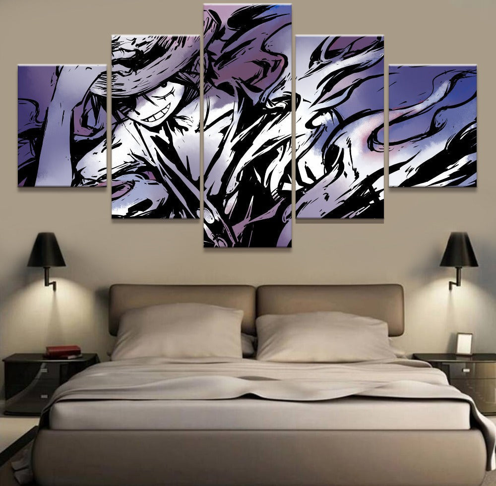 Tableau One Piece 02 Toile Avec cadre