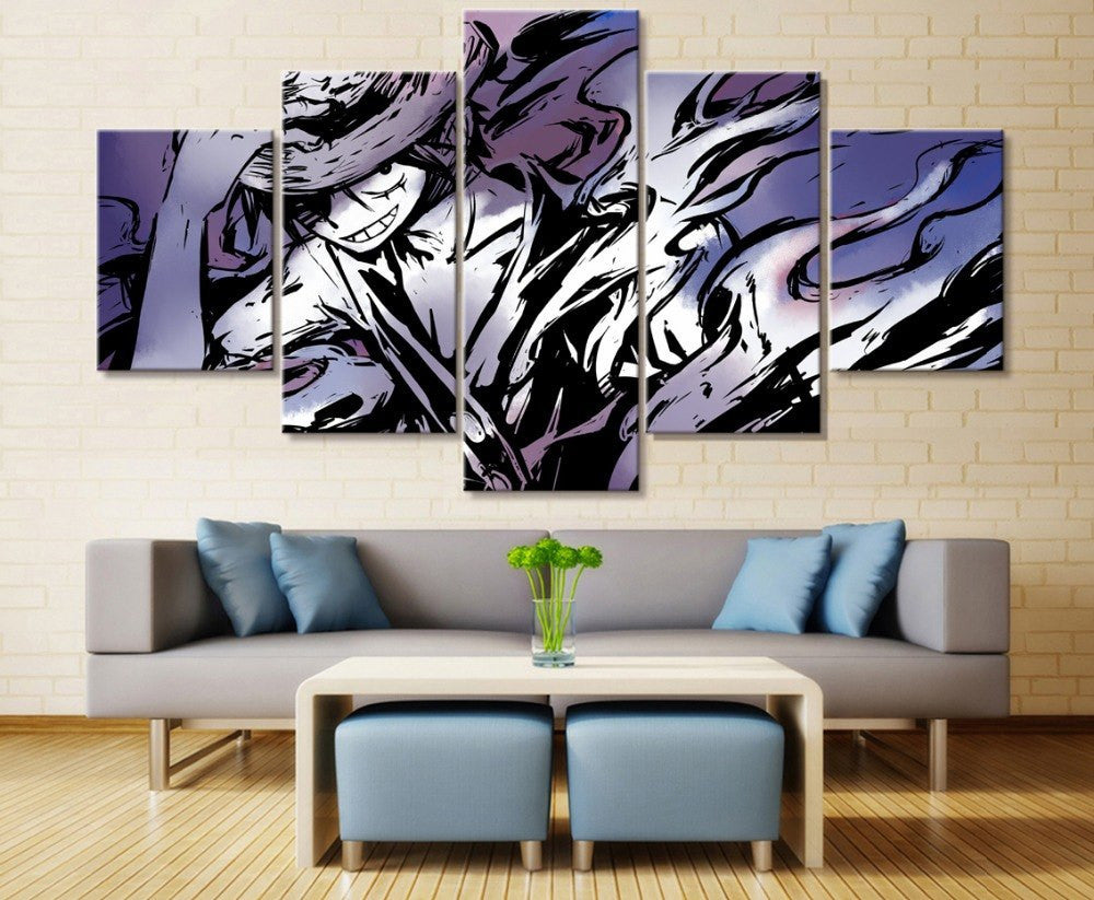 Tableau One Piece 02 Toile Avec cadre