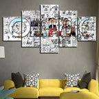 Tableau Style comique Toile Avec cadre
