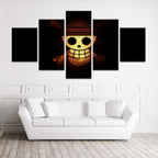 Tableau One Piece Skull Toile Avec cadre