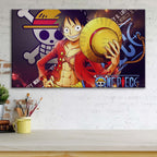 Tableau Monkey D. Luffy One Piece 2 Toile Avec Cadre
