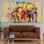 Tableau Monkey D Luffy One Piece 3 Toile Avec Cadre