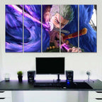 Tableau One Piece Zoro 32 Toile Avec Cadre