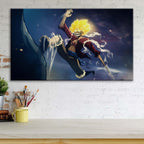 Tableau One Piece Monkey D Luffy 45 Toile Avec Cadre