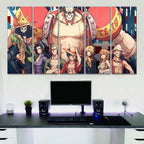 Tableau One Piece Tous les personnages 19 Toile Avec Cadre