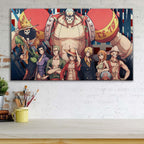 Tableau One Piece Tous les personnages 19 Toile Avec Cadre