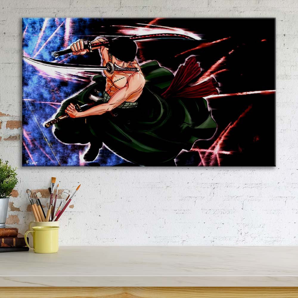 Tableau One Piece Tous Les Personnages 49 Toile Avec Cadre