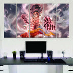 Tableau One Piece Monkey D Luffy Gear 3 Toile Avec Cadre