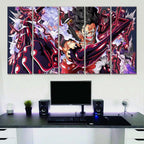 Tableau One Piece Monkey D Luffy 42 Toile Avec Cadre