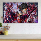 Tableau One Piece Monkey D Luffy 42 Toile Avec Cadre