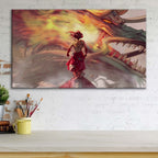Tableau One Piece Tous Les Personnages 38 Toile Avec Cadre