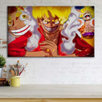 Tableau One Piece MOnkey D Luffy Gear 5 18 Toile Avec Cadre