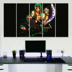 Tableau One Piece Tous Les Personnages 55 Toile Avec Cadre