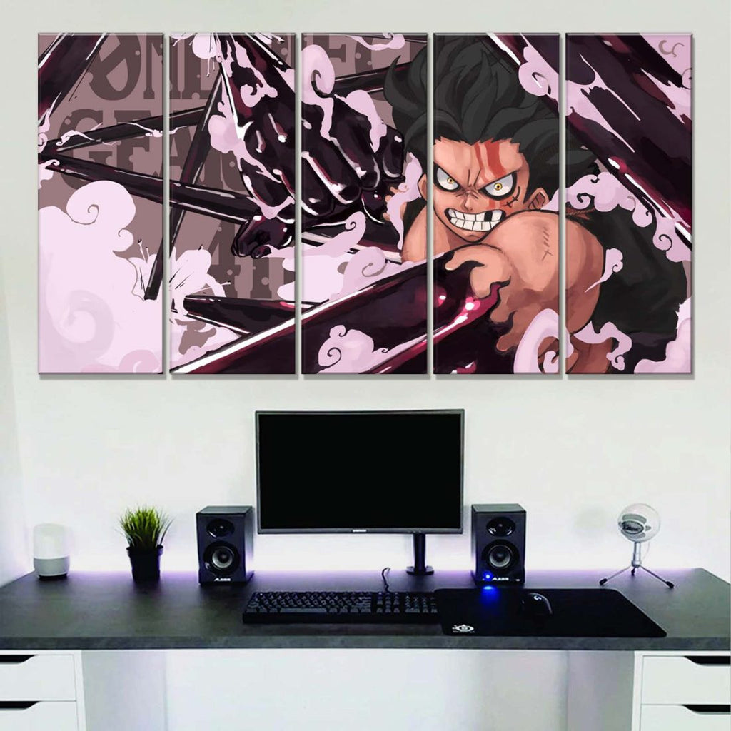 Tableau One Piece Luffy 30 Toile Avec Cadre