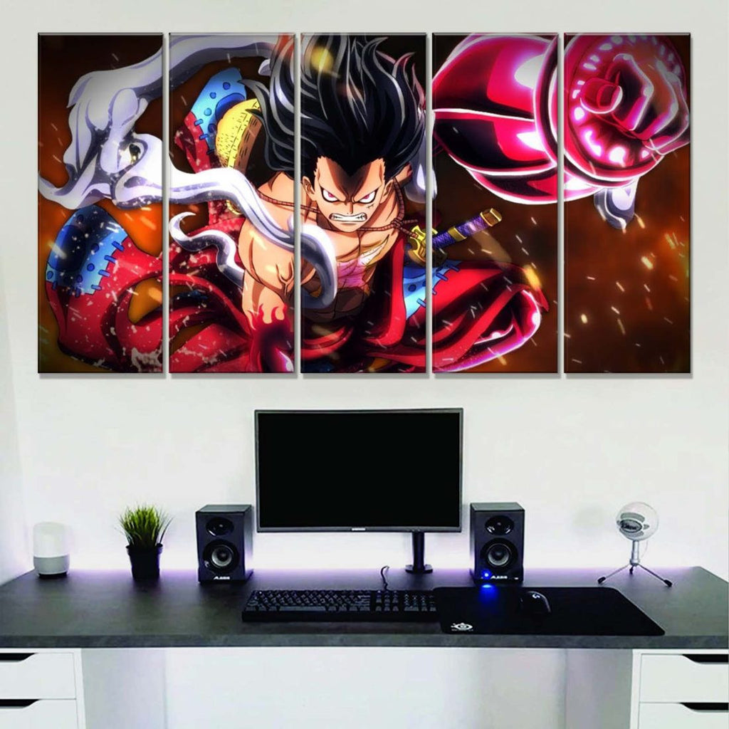 Tableau One Piece Luffy 53 Toile Avec Cadre