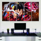 Tableau One Piece Luffy 53 Toile Avec Cadre